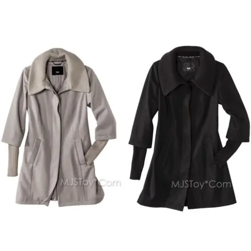 NWT Mossimo Women's Trench Coat Cute Comfortable Warm Lightweight Winter Jacket