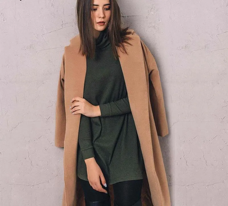 Open Long-Line Trench Coat