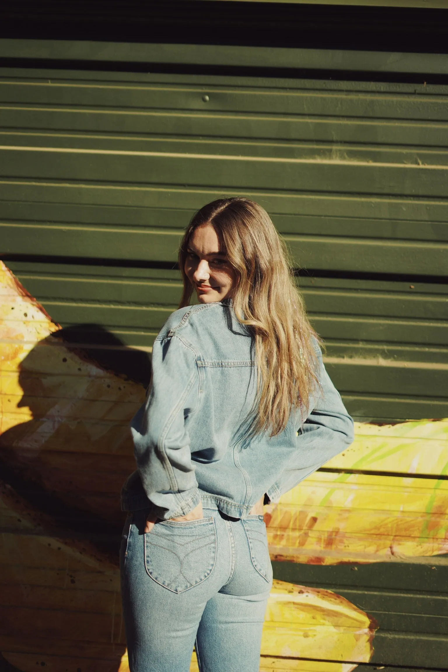 Oversize Denim Blazer