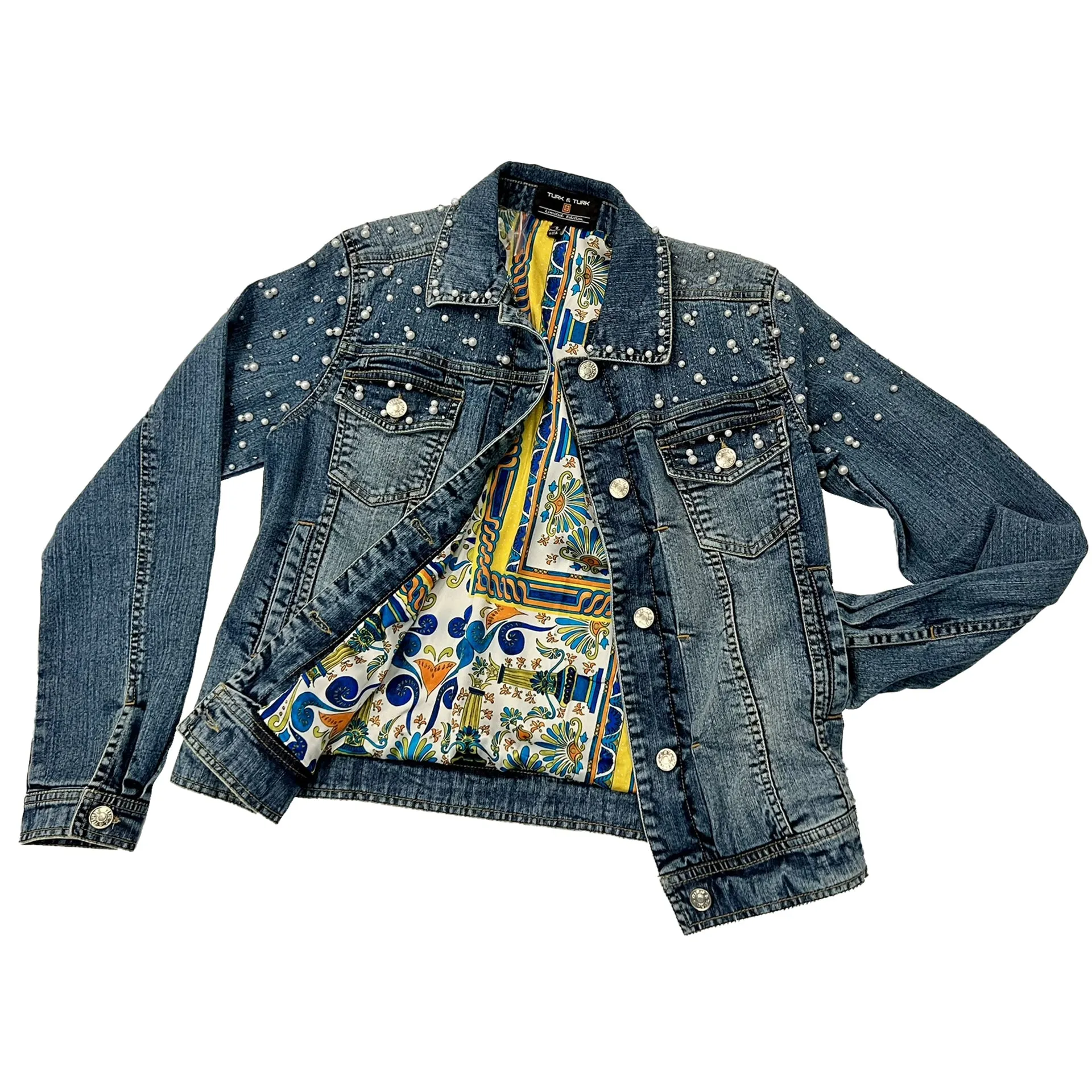 Pearls Hand-Beaded Denim Jackets, Limited Edition- ANIMAL