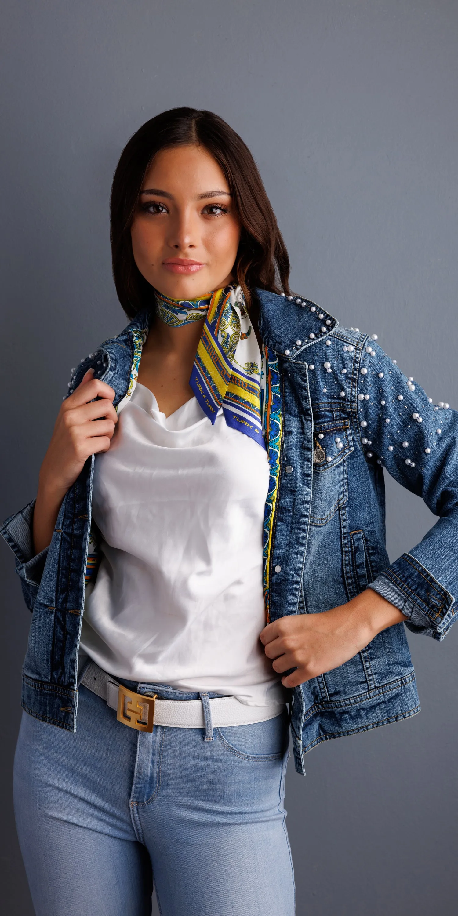 Pearls Hand-Beaded Denim Jackets, Limited Edition- ANIMAL