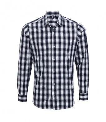 Premier Workwear Mulligan Check Long Sleeve Shirt