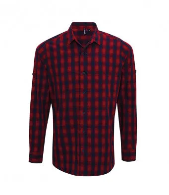 Premier Workwear Mulligan Check Long Sleeve Shirt