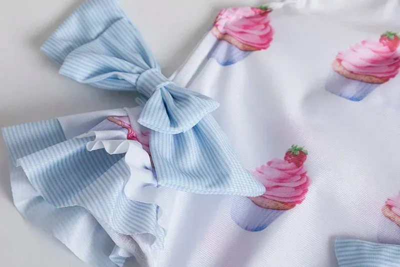 "Cupcake Baby" Little Girl's Swimsuit