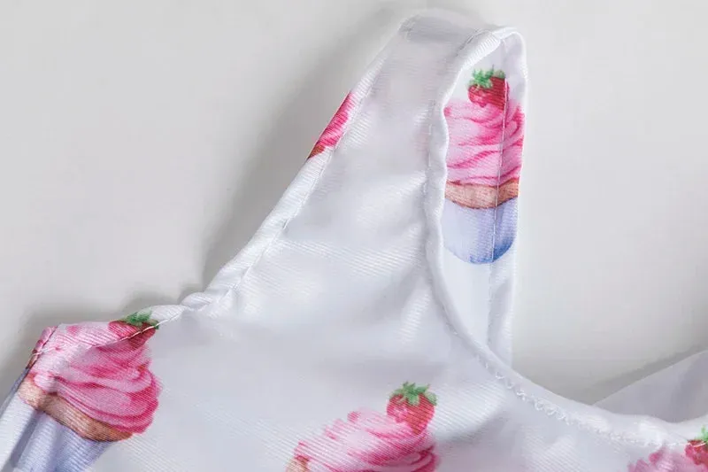 "Cupcake Baby" Little Girl's Swimsuit