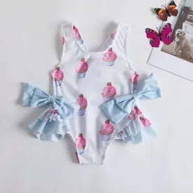 "Cupcake Baby" Little Girl's Swimsuit
