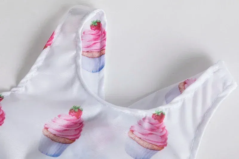 "Cupcake Baby" Little Girl's Swimsuit