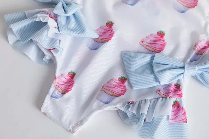 "Cupcake Baby" Little Girl's Swimsuit