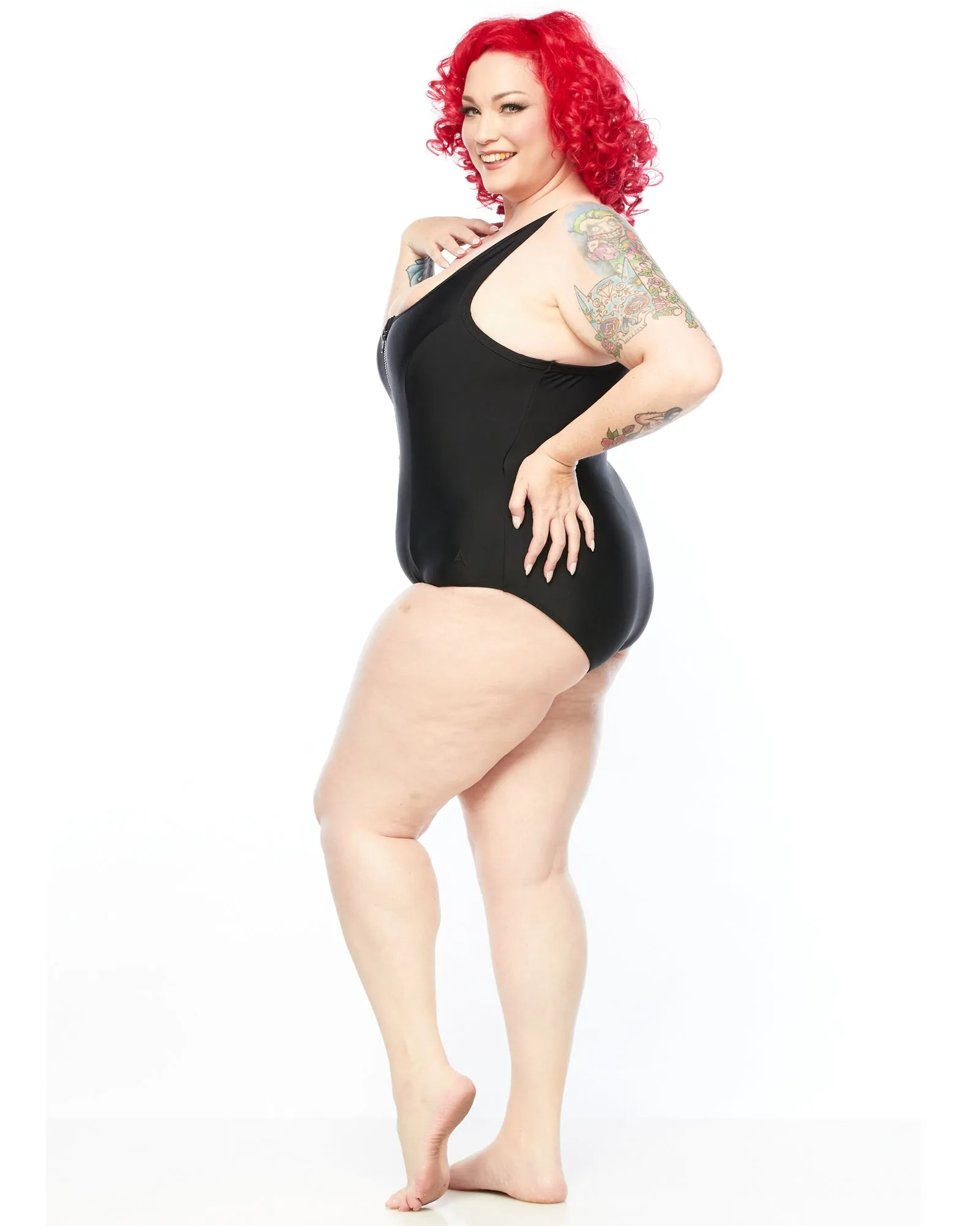 Racer Back Swimsuit Zip (E-G)