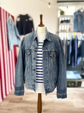 Reworked Vintage Denim Jacket #20. Medium