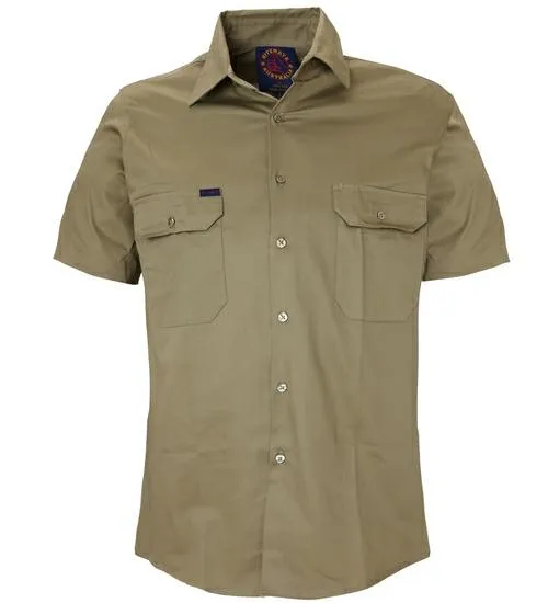 Ritemate RM1000S Open Front Short Sleeve Shirt