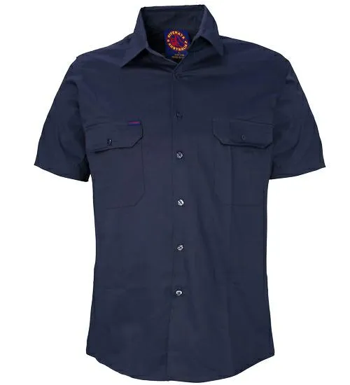 Ritemate RM1000S Open Front Short Sleeve Shirt