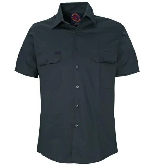 Ritemate RM1000S Open Front Short Sleeve Shirt