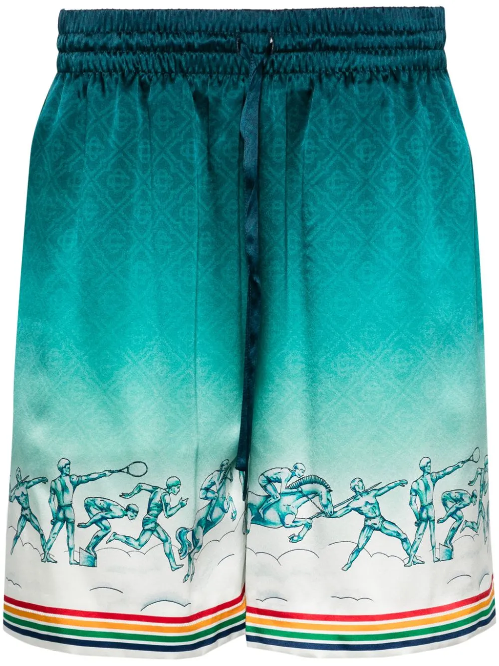 satin silk shorts