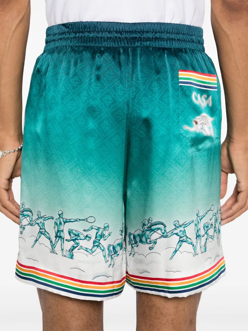 satin silk shorts