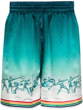 satin silk shorts