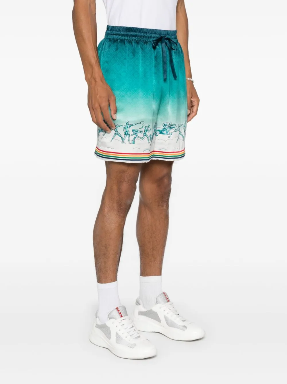 satin silk shorts