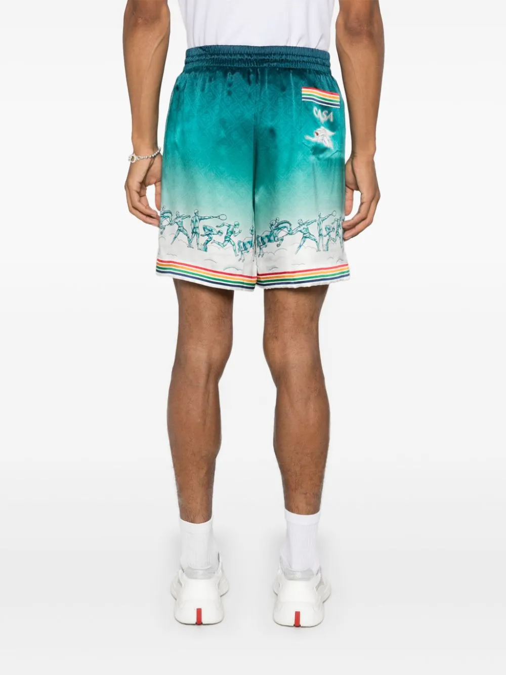 satin silk shorts