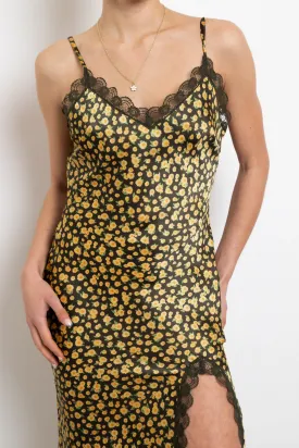 Sunflower Lace Trim Slip Dress