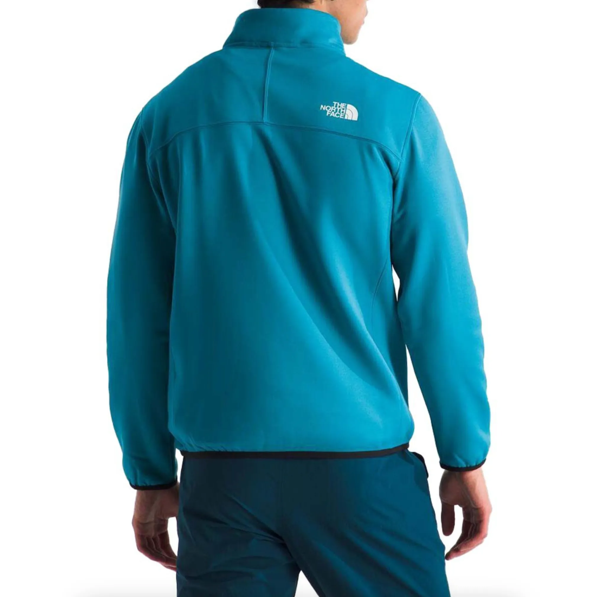 The North Face Men's Crest 1/4 Zip Alkaline Blue/Midnight Petrol