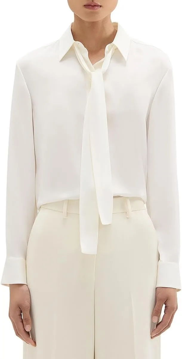 Theory Women's Tie-Neck Blouse