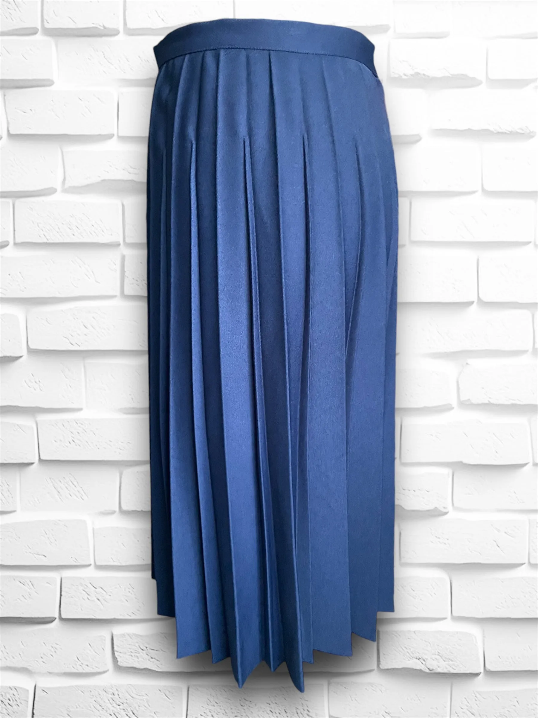 Vintage 1960’s Navy Pleated Skirt