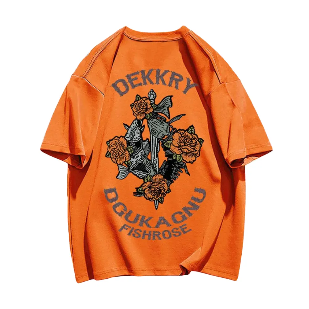 “Vintage Flower Graphic” T-shirt