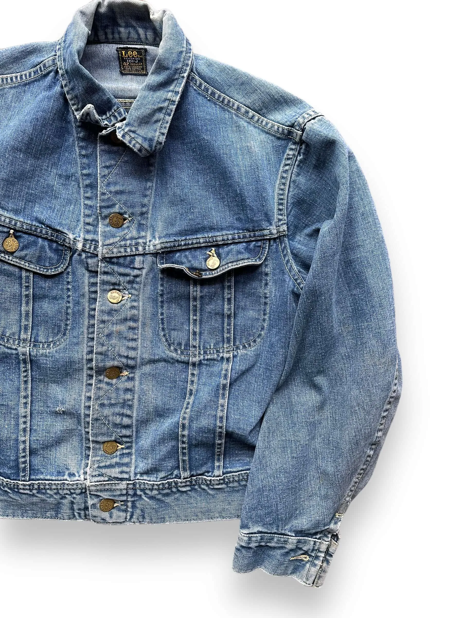 Vintage Lee 101-J Denim Jacket SZ 42 | Vintage Denim Workwear Seattle | Seattle Vintage Denim