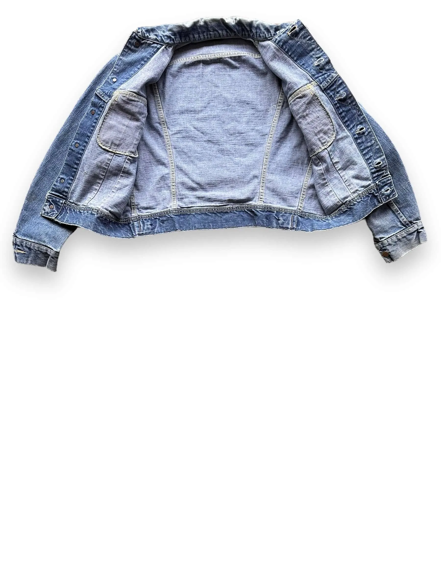 Vintage Lee 101-J Denim Jacket SZ 42 | Vintage Denim Workwear Seattle | Seattle Vintage Denim