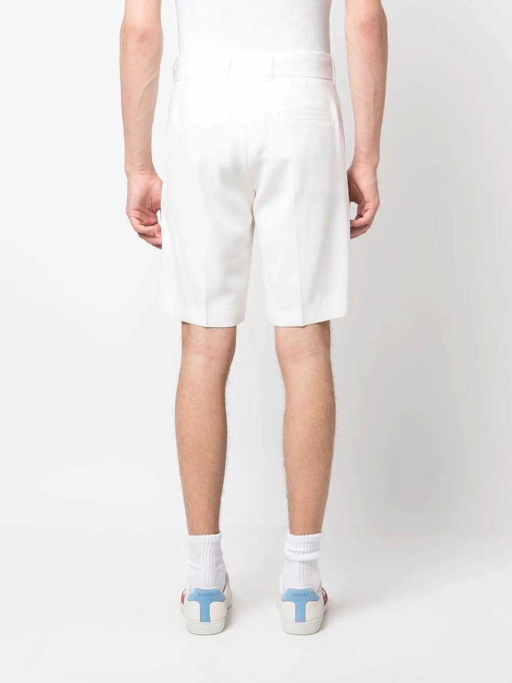 virgin wool bermuda shorts
