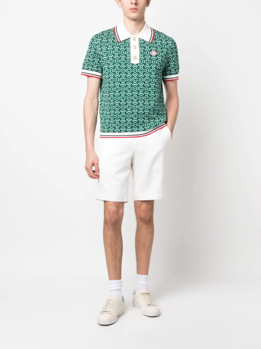 virgin wool bermuda shorts