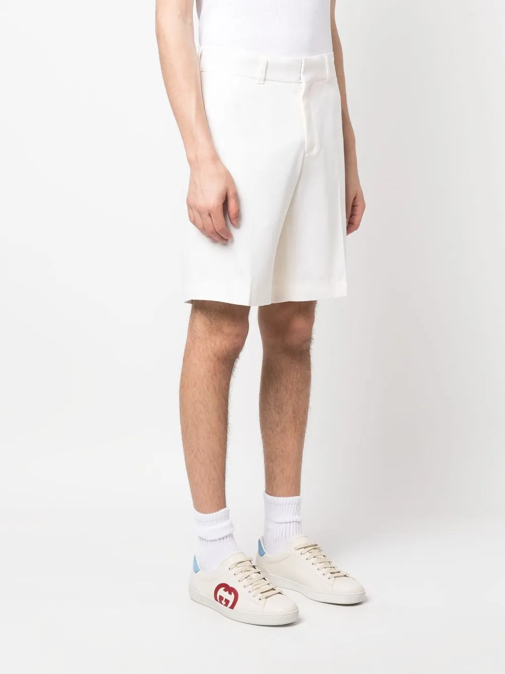 virgin wool bermuda shorts