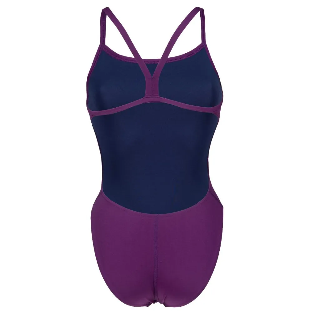 WOMEN'S TEAM SWIMSUIT CHALLENGE SOLID - PLUM