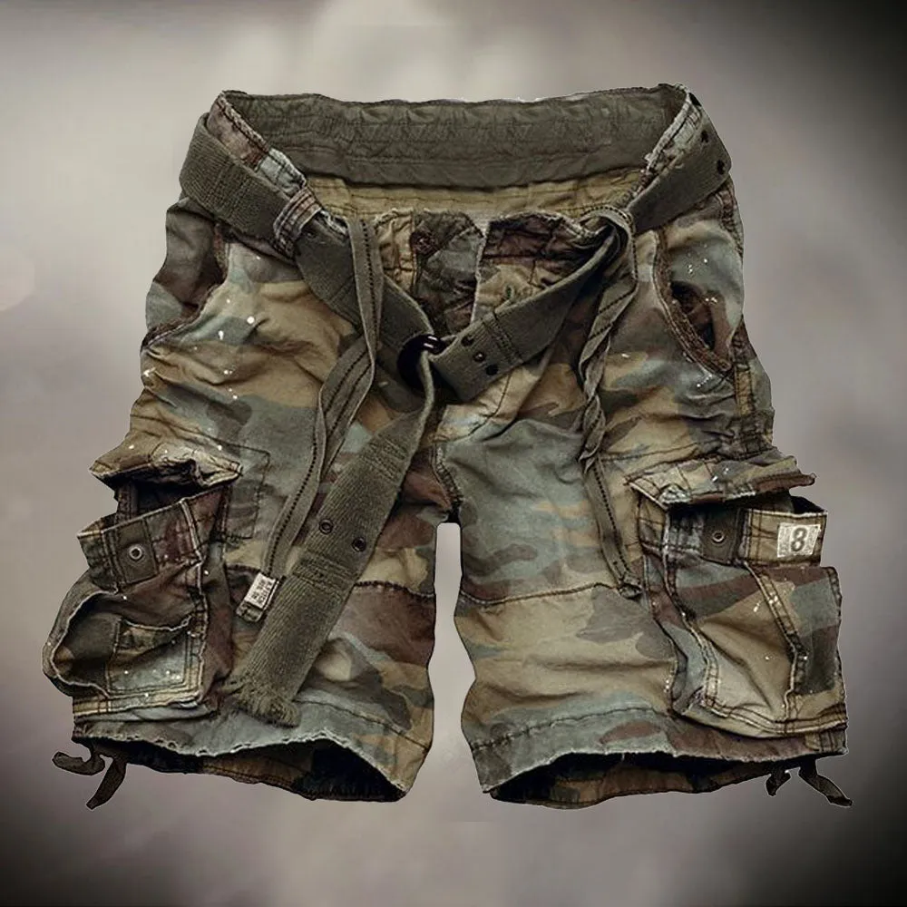 xiangtuibao - Mens Outdoor Camouflage Casual Shorts