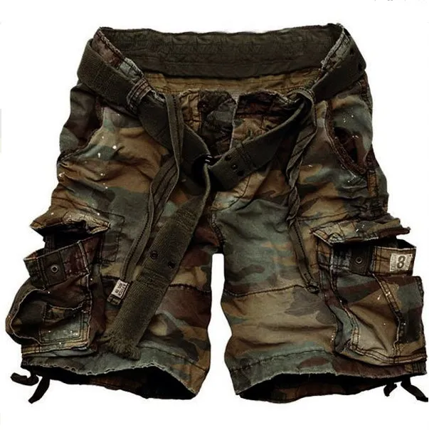 xiangtuibao - Mens Outdoor Camouflage Casual Shorts