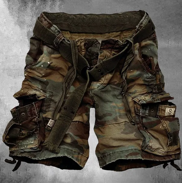 xiangtuibao - Mens Outdoor Camouflage Casual Shorts